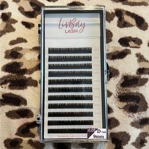 LivBay Lash - D Curl, 9mm, 0.05